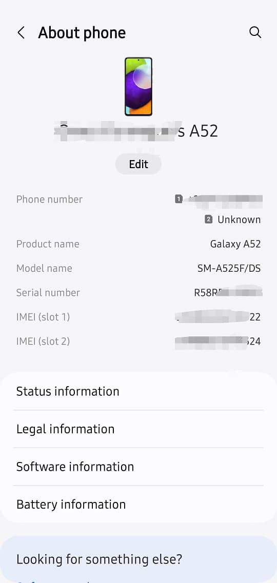 Samsung A52, 8/128 (Offical Approved with Box) Exchange Possible 9