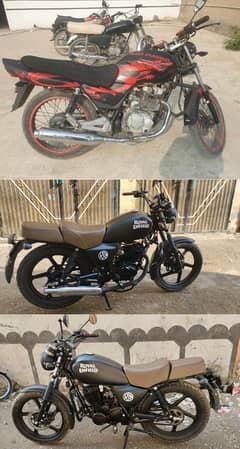 Ravi piaggio 125 handsome bike Custom made Royal enfield