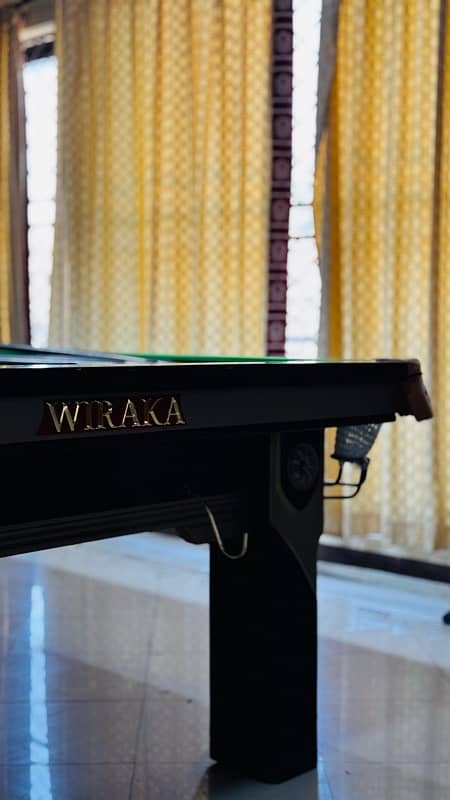 Wiraka 5x10 ft Snooker table 1