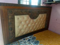 wood bed king size