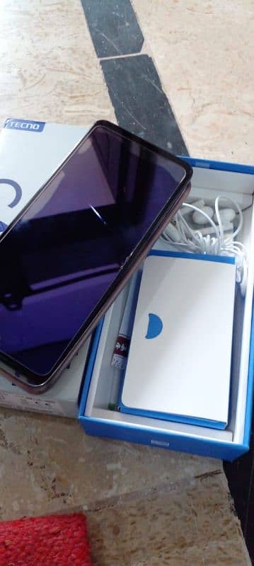 Tecno camon 18t with box best condition 1