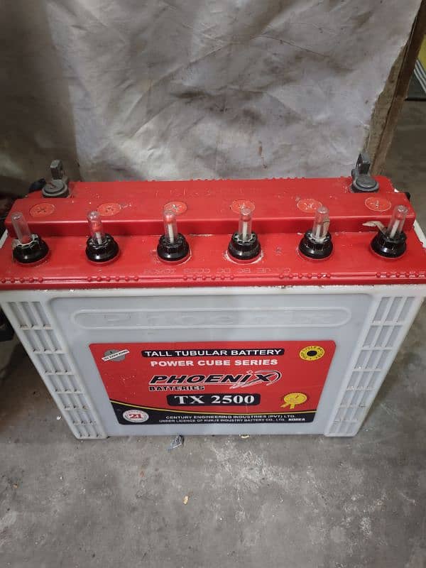 Phoenix TX2500 used battery 1