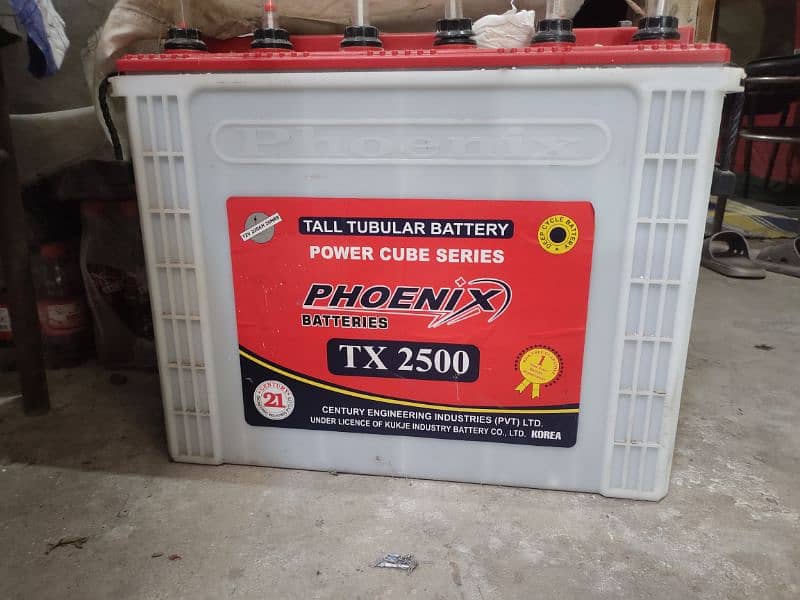 Phoenix TX2500 used battery 3