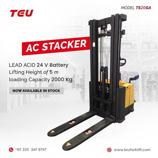 TEU Electric Lifter Electric Stacker Lifter 1