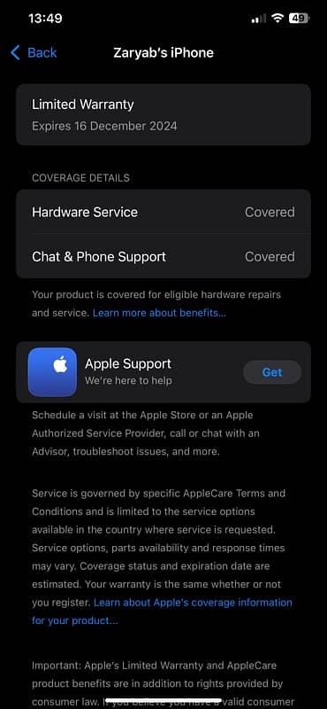 iPhone 11 Pro Max PTA approved 10/10 7