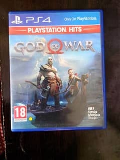 God Of War 2018 PS4 disc.