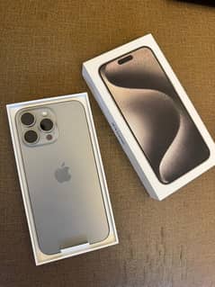 I phone 15 pro max (256gb) PTA approved Hk