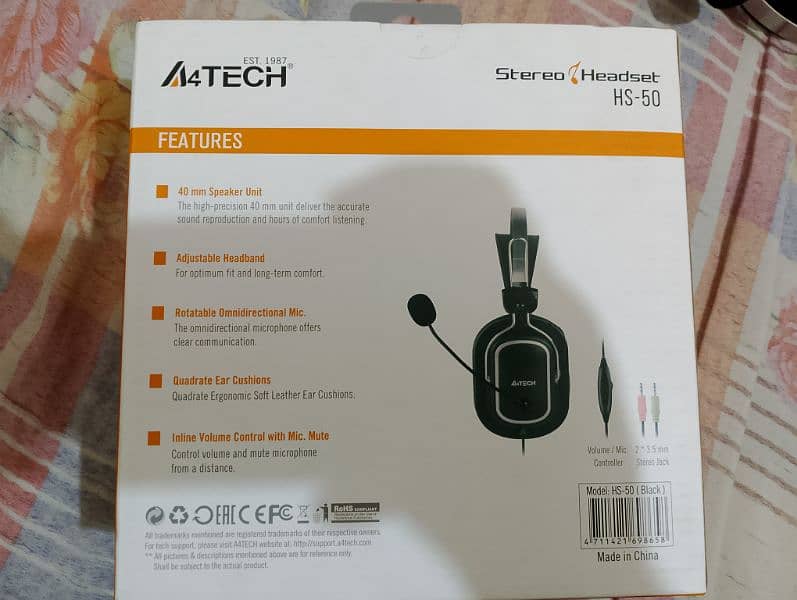 A4Tech Headphones HS-50 1