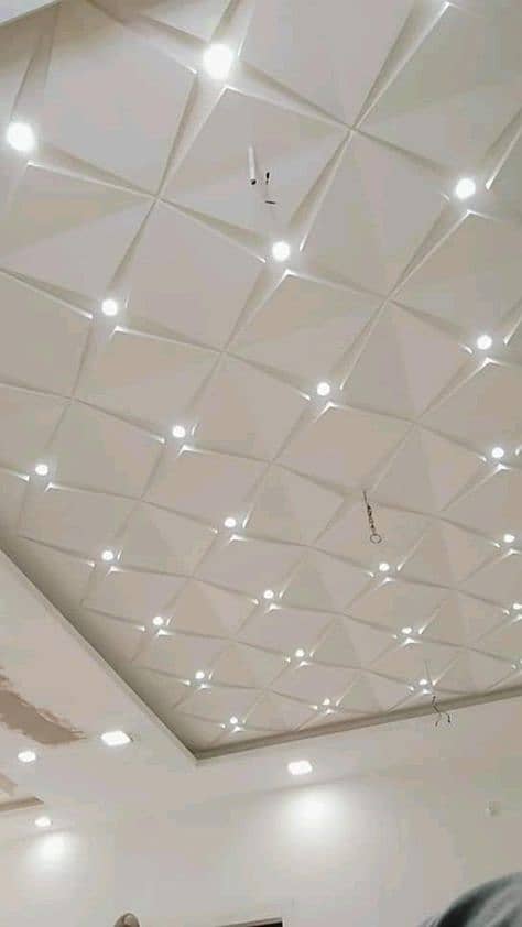 Fency ceiling - 2 by 2 ceiling - roof ceiling - ceiling lights 6