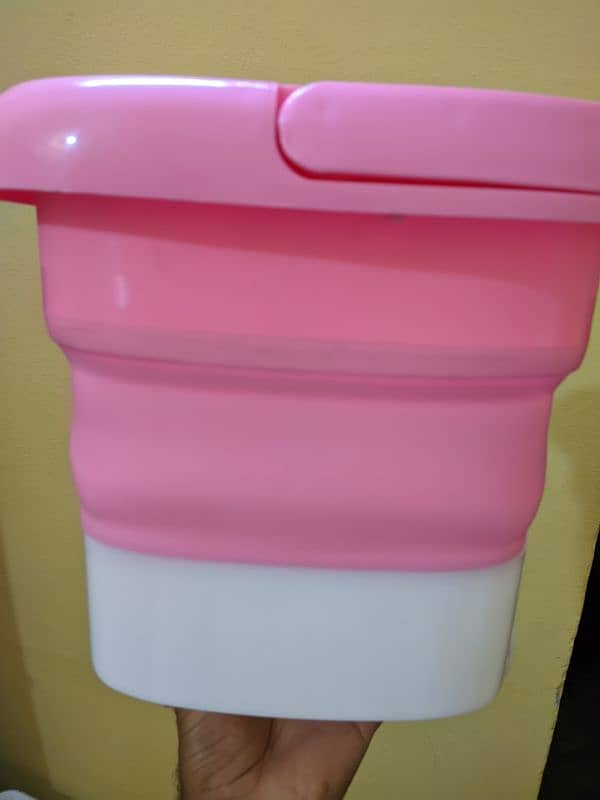 Portable folding washing machine 6