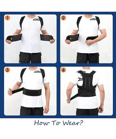 "Premium Back Support Brace | Posture Corrector & Pain Relief" 3