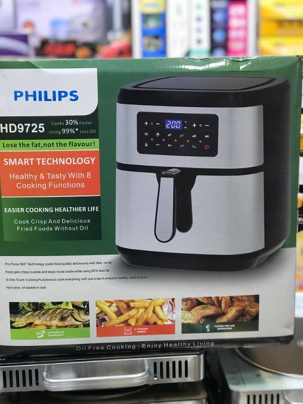 Philips Airfryer HD9725 (large size) with 8 different cooking function 7