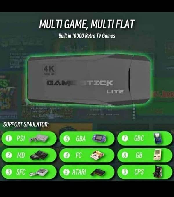 Game stick 4K,Tm,64Gb 20,000 Games 2