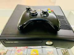 x box 360 slim 256 + 1tb card  installed