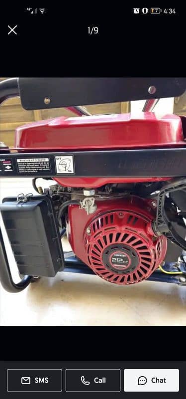 loncin generator for sale only 7 months used 3