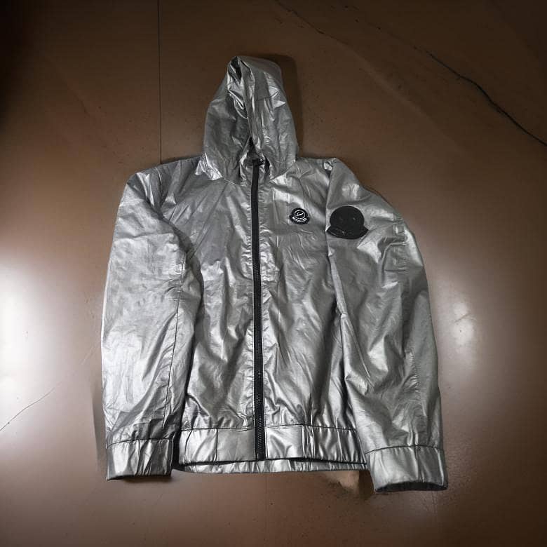 Silver Shine Windbreaker Jacket 1