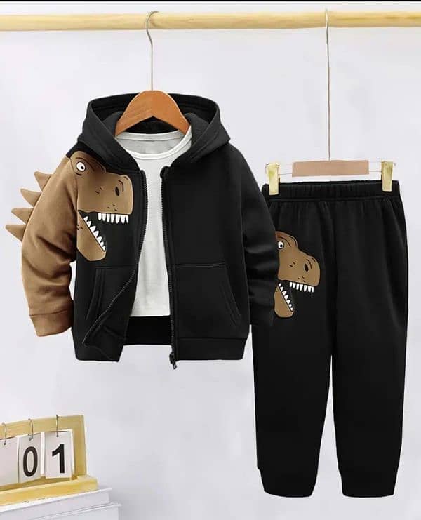 Cozy Printed Fleece Tracksuit 0