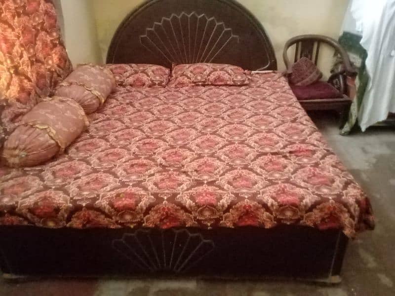 Double Bed, Mattress, Sofa, Almaari 1