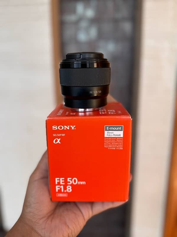 sony 50mm F1.8 for sony full frame camera 0