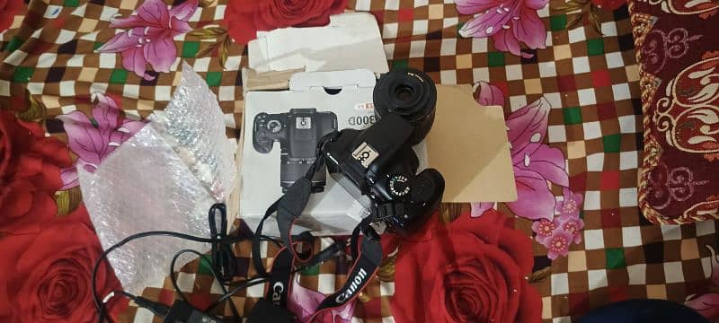 DSLR Camera 1300 D With Box One time Used Only 2