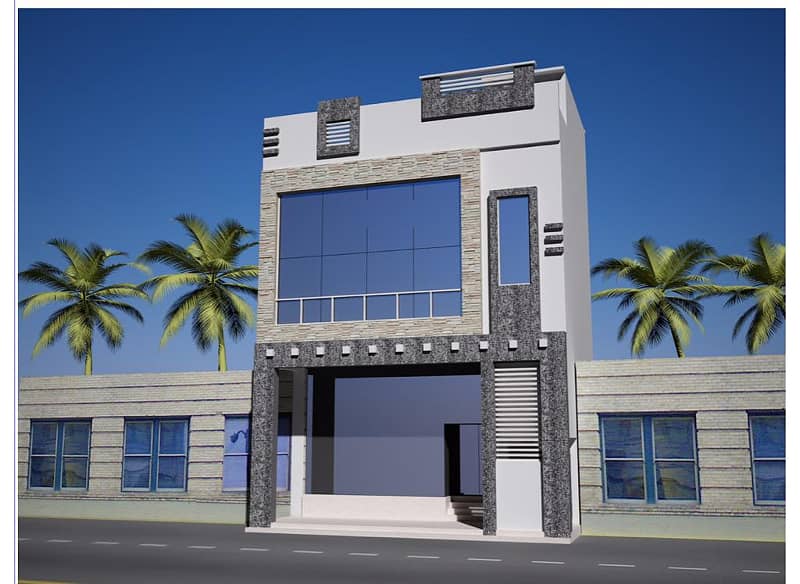 4 Marla Commercial Building For Sale (Gray Structure) 0