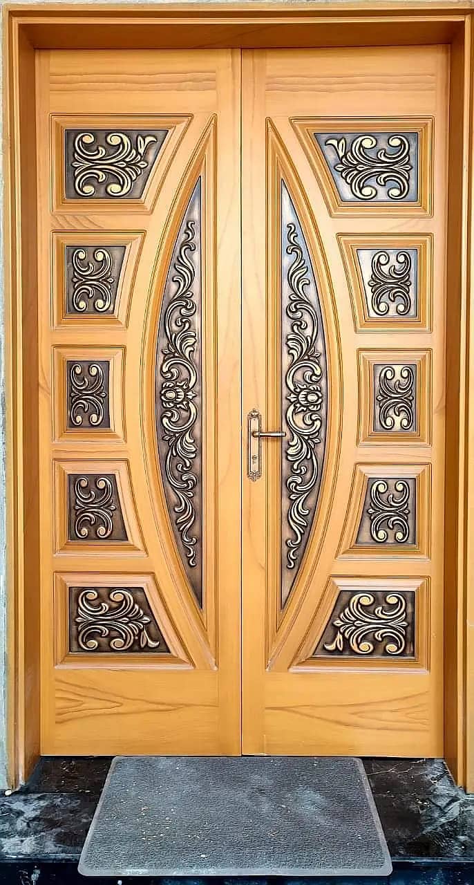 Fiber Doors/Ash Wood Door/PVC Door Water Proof door\ Wood Doors 0