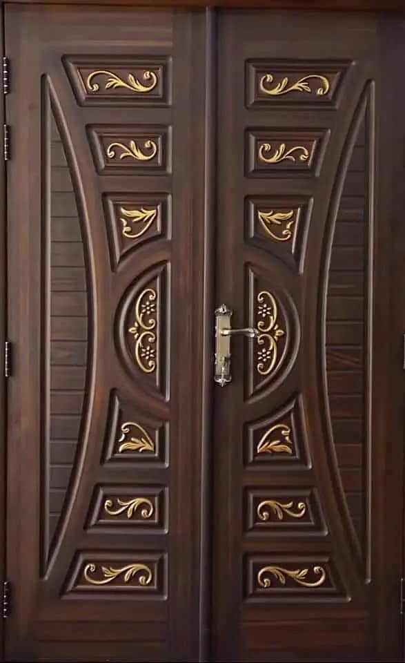 Fiber Doors/Ash Wood Door/PVC Door Water Proof door\ Wood Doors 6