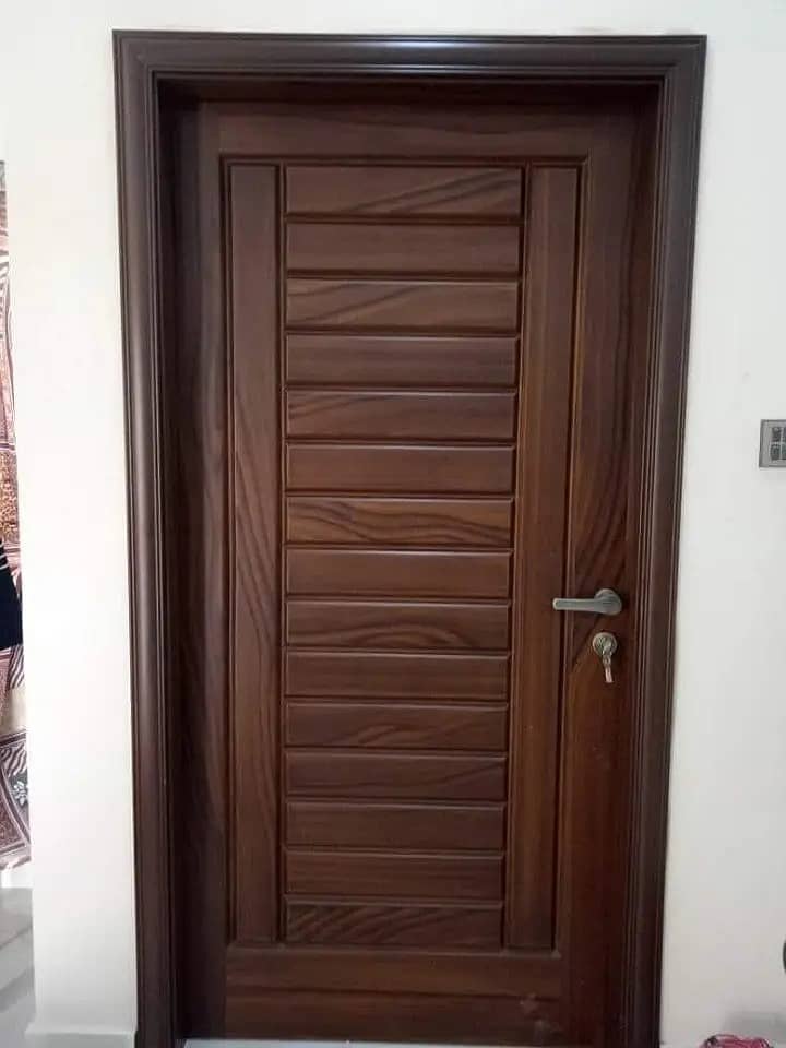 Fiber Doors/Ash Wood Door/PVC Door Water Proof door\ Wood Doors 5