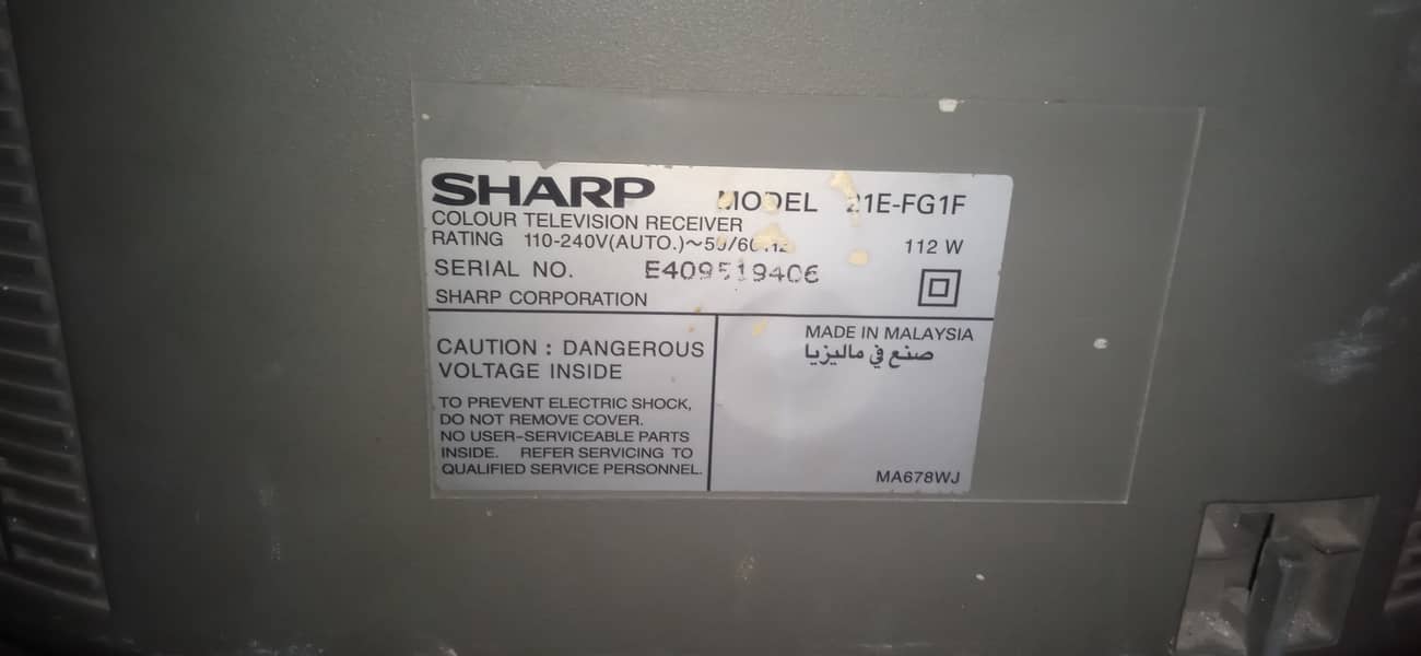 Sharp television 4