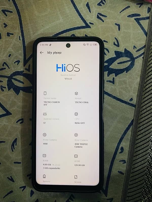 tecno camon 18t 4+3/128gb pta official approved 3