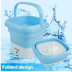 Mini Washing Machine foldable washing machine with Dryer - Ideal for