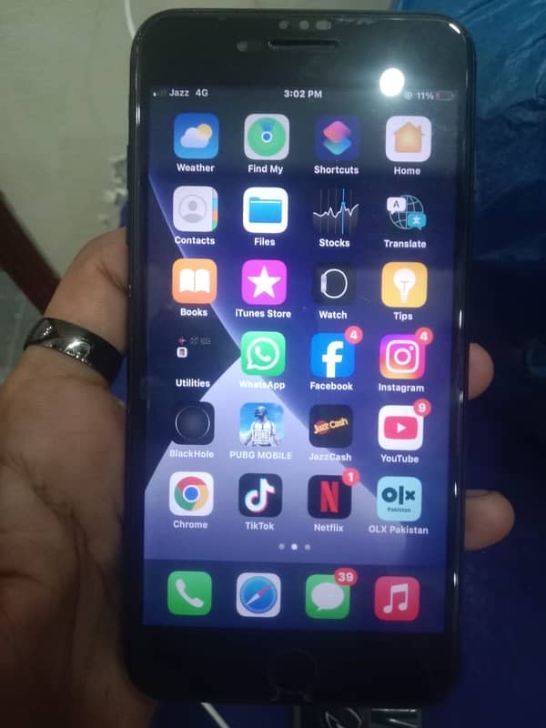 iphone 7plus 128 GB PTA APPROVED Only battry change hai 1