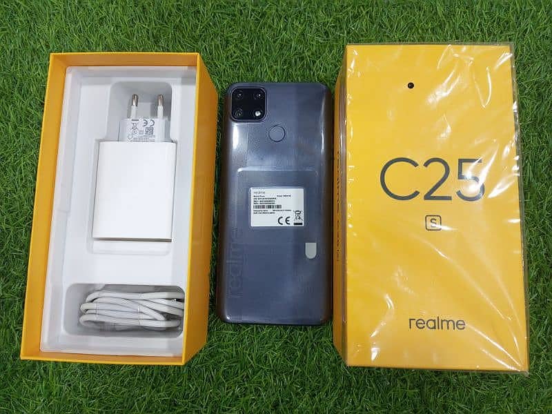 Realme C25S (4+128) 1 month warranty full box 0