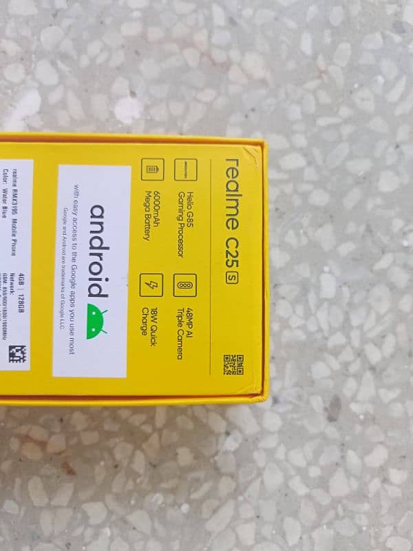 Realme C25S (4+128) 1 month warranty full box 2