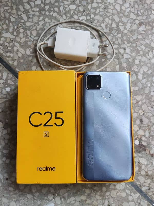 Realme C25S (4+128) 1 month warranty full box 6