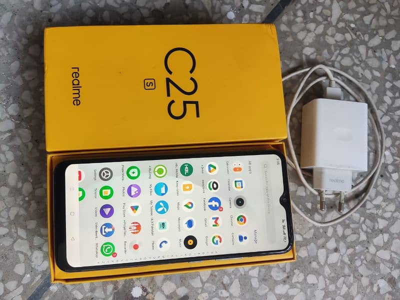 Realme C25S (4+128) 1 month warranty full box 7