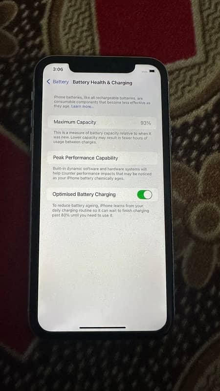 iphone 11 pta aproved 128gb . 93 battery health 2