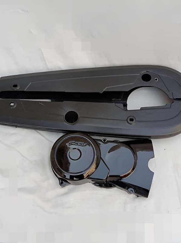 CD 70 Bike Plastic Chain Cover and Magnetic Tape 0