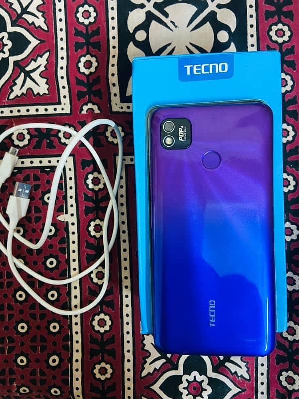 tecno Pop 4 with box 1