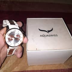 Aqua Swiss Luxury Watch (White)