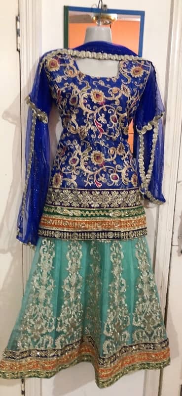 lengha choli 3 pc size small 0