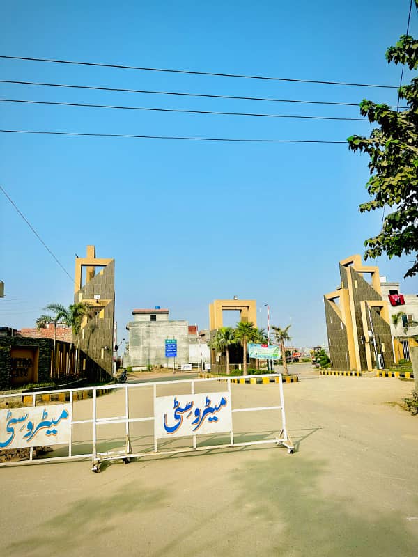 3 Marla On Ground Residential Possession Plot For Sale In Metro City GT Road Manawan Lahore 19