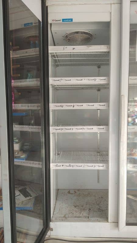 Caravell Double door with A. C converter Chiller fridge 3