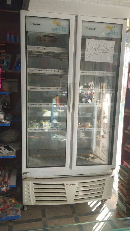 Caravell Double door with A. C converter Chiller fridge 4