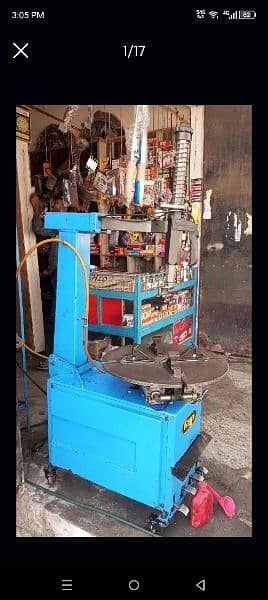 Tyre changer machine 1