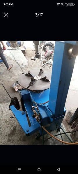 Tyre changer machine 2