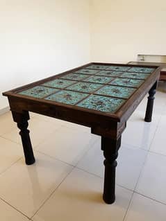 dining table without glass for sale