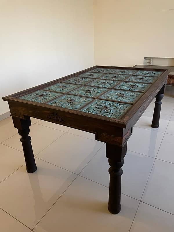 dining table without glass for sale 1