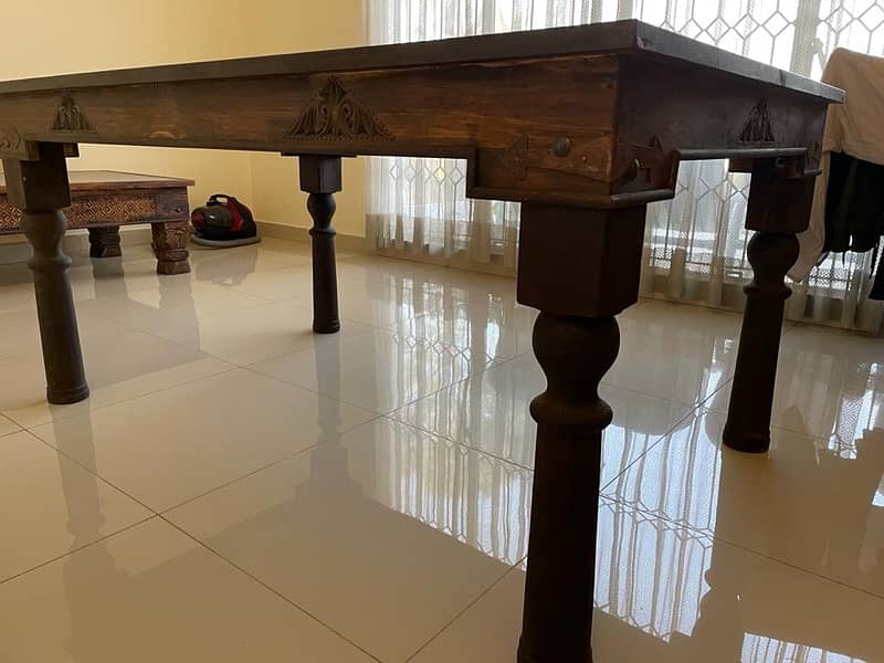 dining table without glass for sale 2