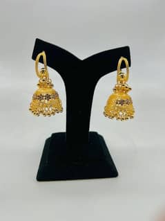 Jumka Earrings for Girls- Alloy 2Pack Free Size